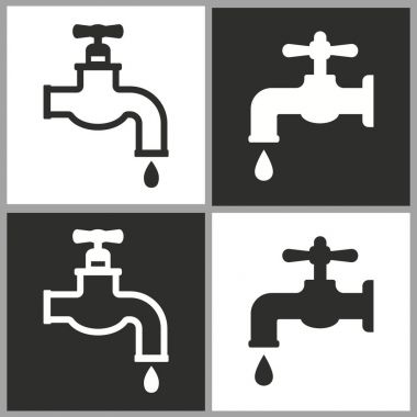 Musluk - vektör simgesi.