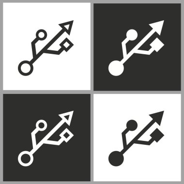 USB - vektör simgesi.