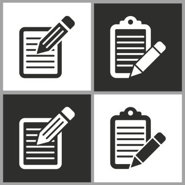 Başvuru formu - vektör simgesi.