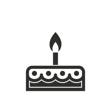 Pasta vektör simgesi.