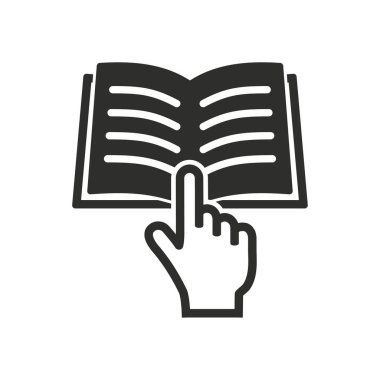 Kitap vektörü simgesi.