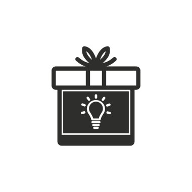 hediye kutusu vektör simgesi.