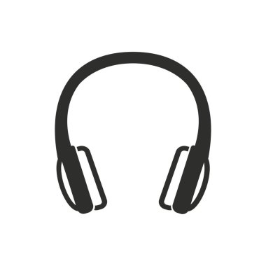 Kulaklık vektör simgesi.
