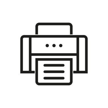 Yazıcı vektör simgesi.