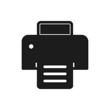 Yazıcı vektör simgesi.