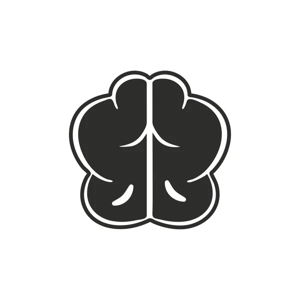 Icona del vettore cerebrale . — Vettoriale Stock
