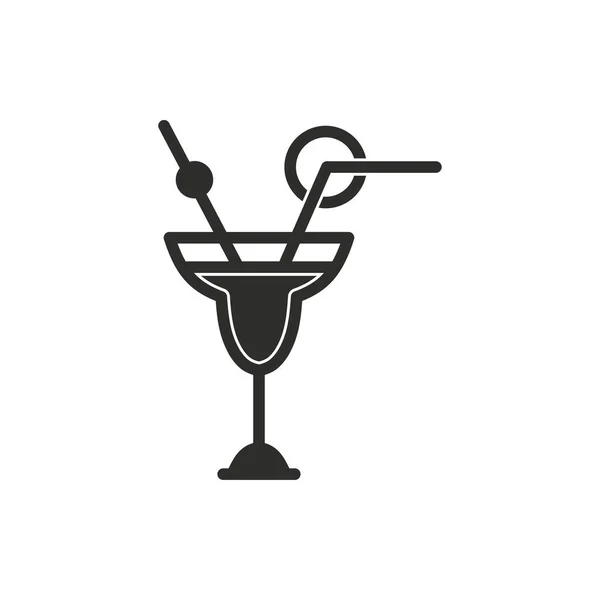 Icona vettoriale cocktail . — Vettoriale Stock