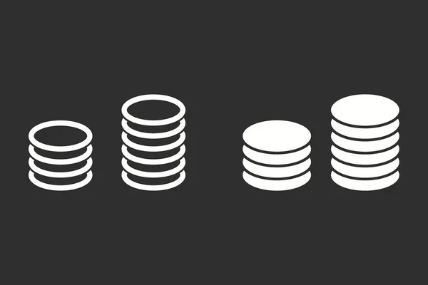 Salario - icono de vector . — Vector de stock