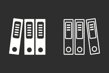 Binder - vektör simgesi.