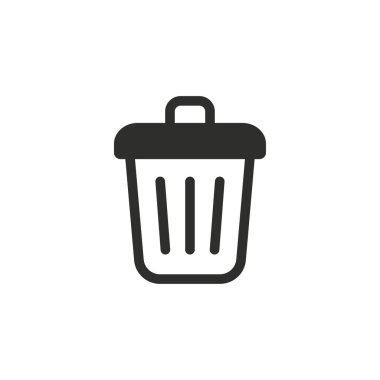 Bin - vektör simgesi.