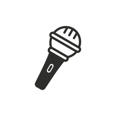 Mikrofon - vektör simgesi.