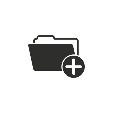 Dosya vektör simgesi ekleme.