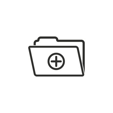 Dosya vektör simgesi ekleme.