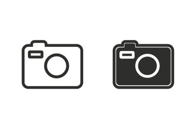 Fotoğraf vektör simgesi.