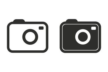 Fotoğraf vektör simgesi.