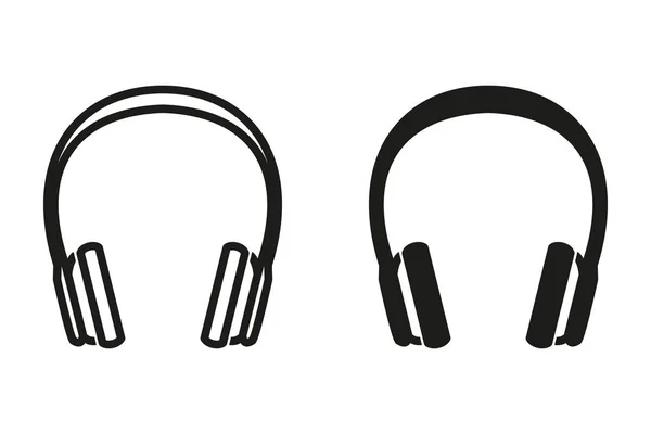 Headphone vector icon. — Stock Vector