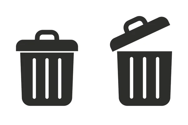 Trash can vector icon. — Stock Vector