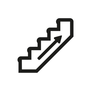 Merdiven vektör simgesi.