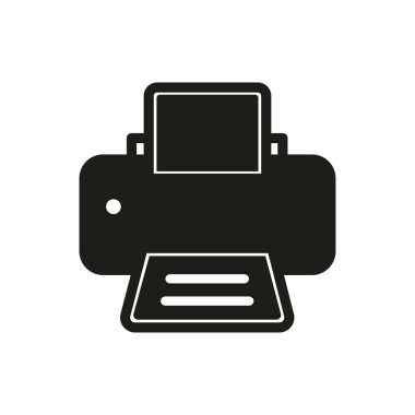 Yazıcı vektör simgesi.