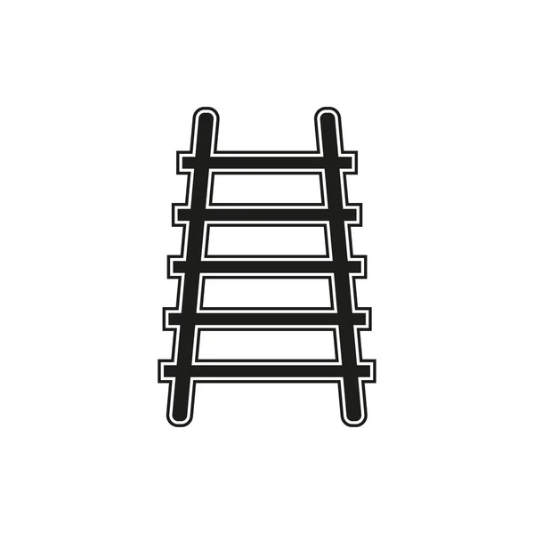 Ícone de Vetor de Escada . — Vetor de Stock
