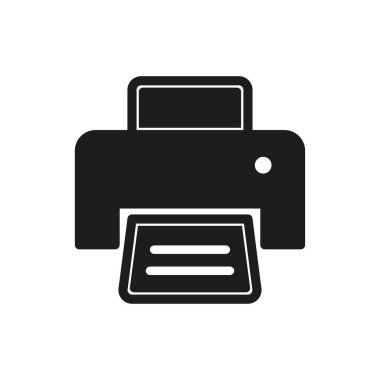 Yazıcı vektör simgesi.