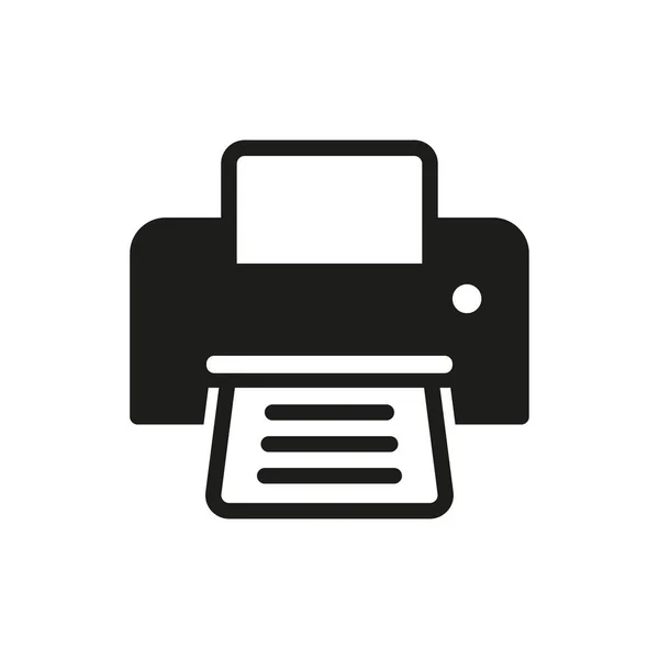 Icono de vector de impresora . — Vector de stock