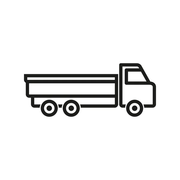 Ícone do vetor caminhão . — Vetor de Stock
