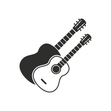 Gitar vektör simgesi.