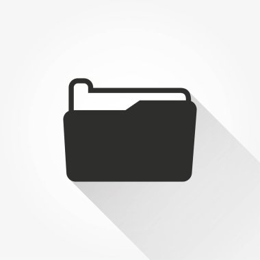 Klasör - vektör simgesi.