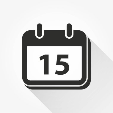 Takvim - vektör simgesi.