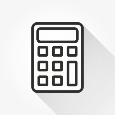 hesap makinesi - vektör simgesi.