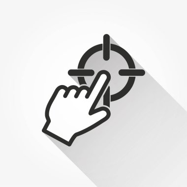 Hedef - vektör simgesi.