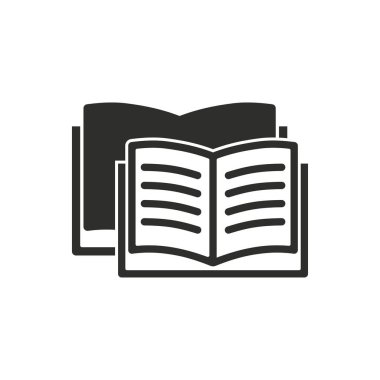 Kitap vektörü simgesi.