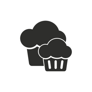 Pasta vektör simgesi.