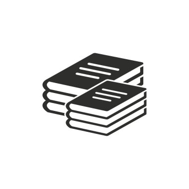Kitap vektörü simgesi.