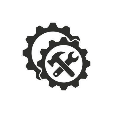 Aracı vektör simgesi.