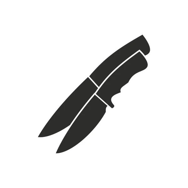 Μαχαίρι εικονίδιο του φορέα. — Διανυσματικό Αρχείο