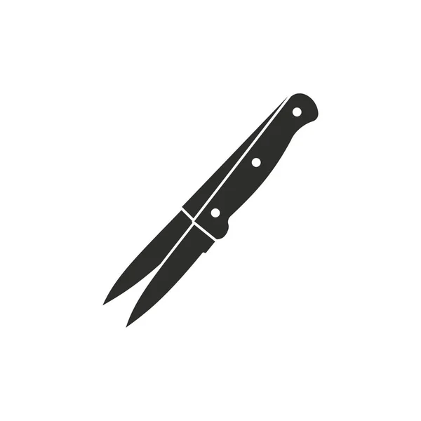 Μαχαίρι εικονίδιο του φορέα. — Διανυσματικό Αρχείο