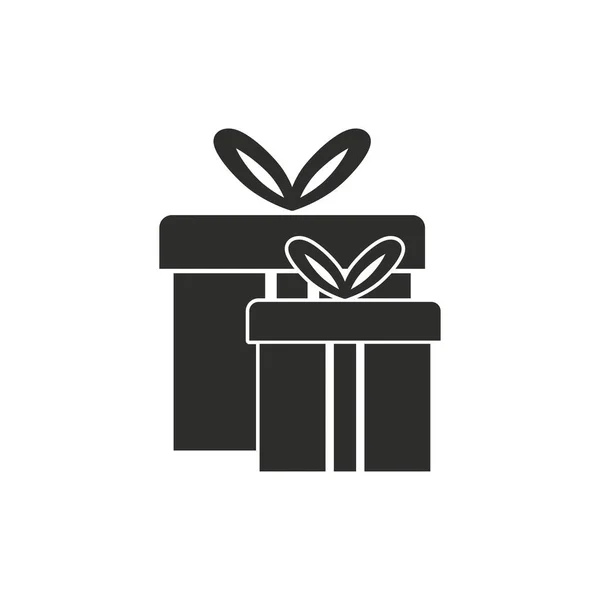 Icono de vector caja de regalo. — Archivo Imágenes Vectoriales