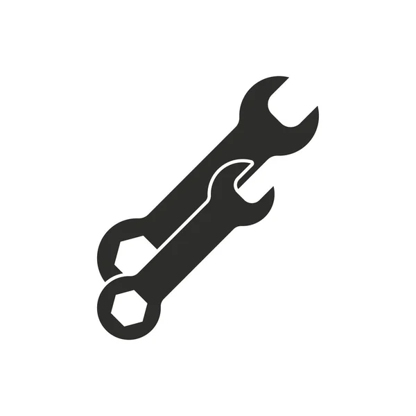 Wrench vector pictogram. — Stockvector