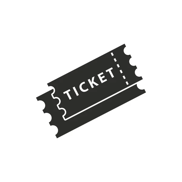 Ticket vector icono . — Vector de stock