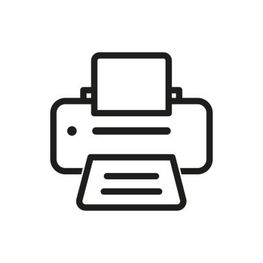 Yazıcı vektör simgesi.