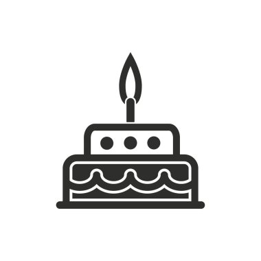 Pasta vektör simgesi.