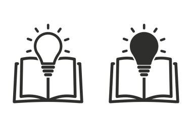 Kitap vektörü simgesi.