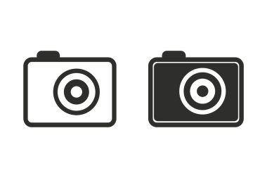 Fotoğraf vektör simgesi.