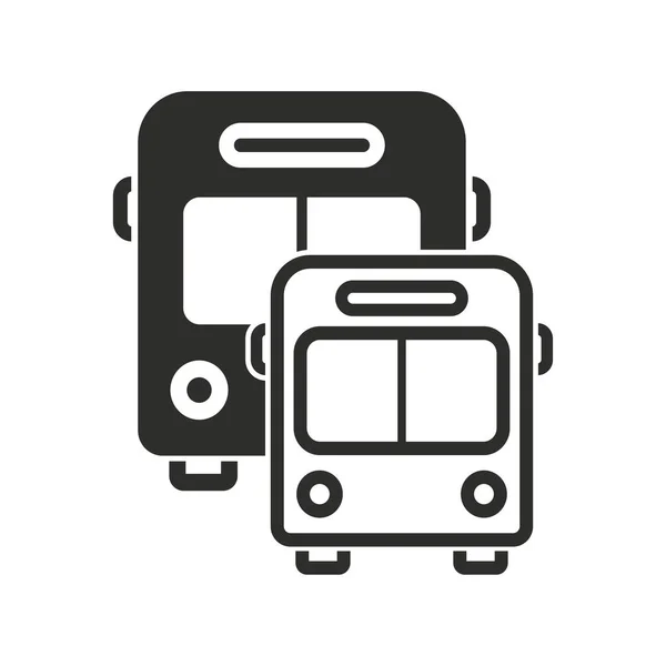 Bus vector pictogram. — Stockvector