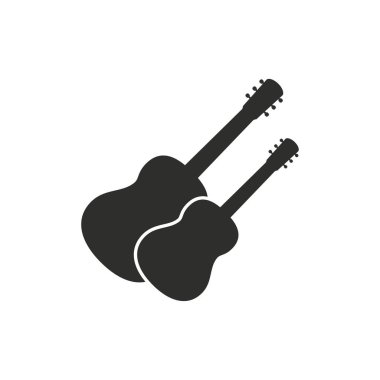 Gitar vektör simgesi.