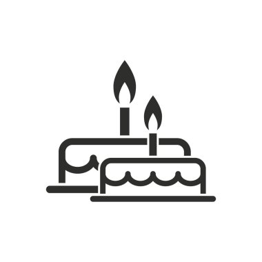 Pasta vektör simgesi.