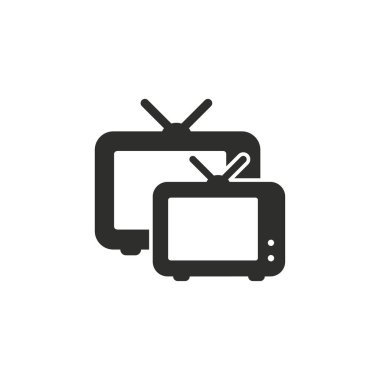 televizyon vektör simgesi.