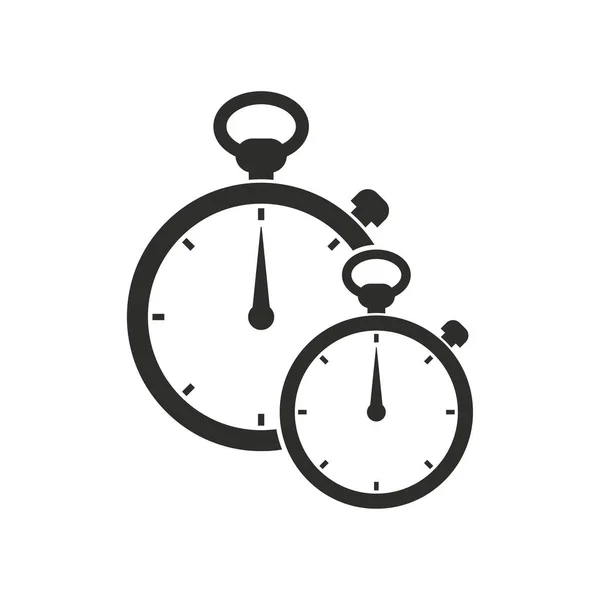 Stopwatch vector icon. — Stock Vector